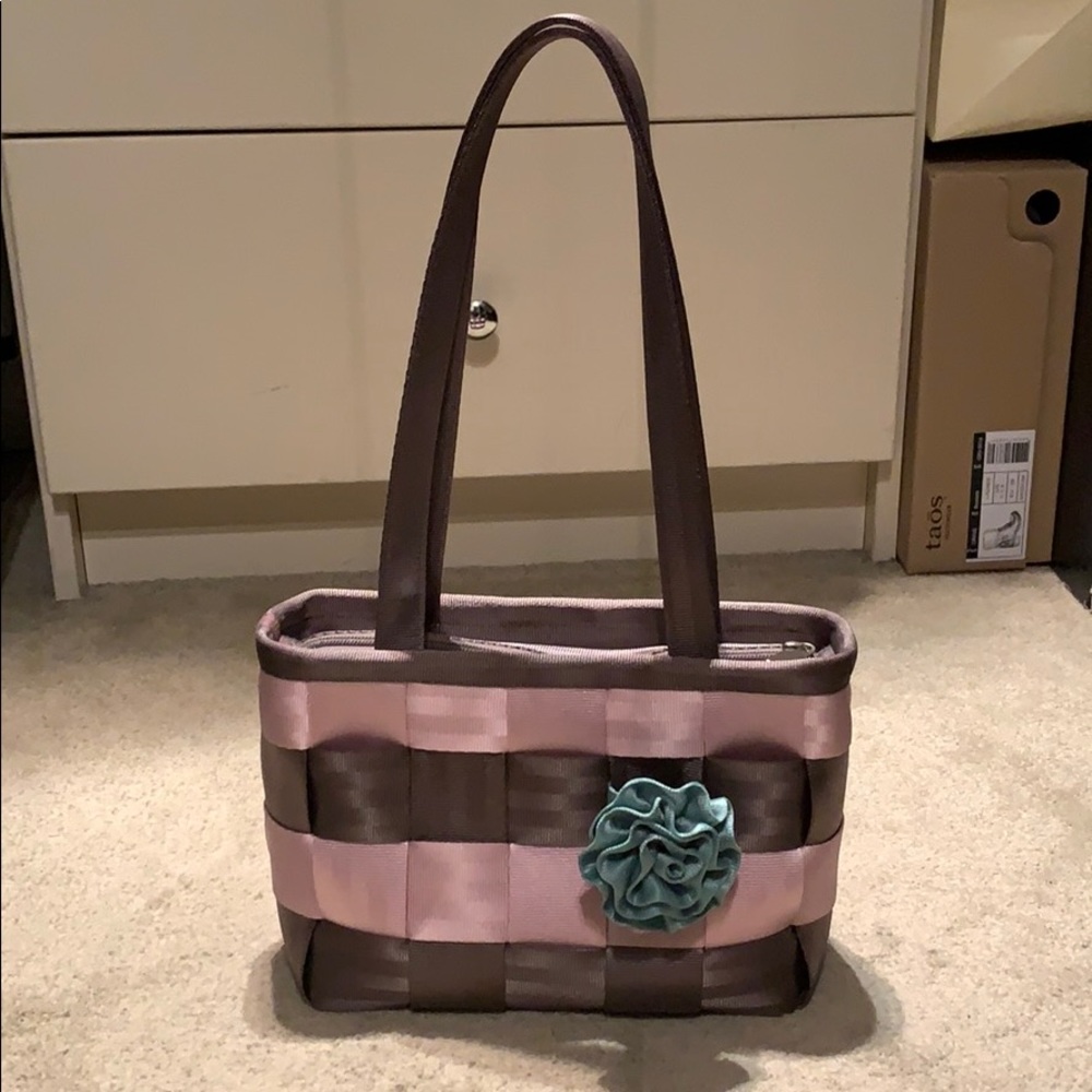 Harvey’s Seatbelt bag Brown Pink Tote Handbag